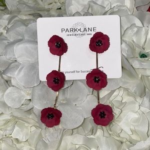 Beaded flower earrings